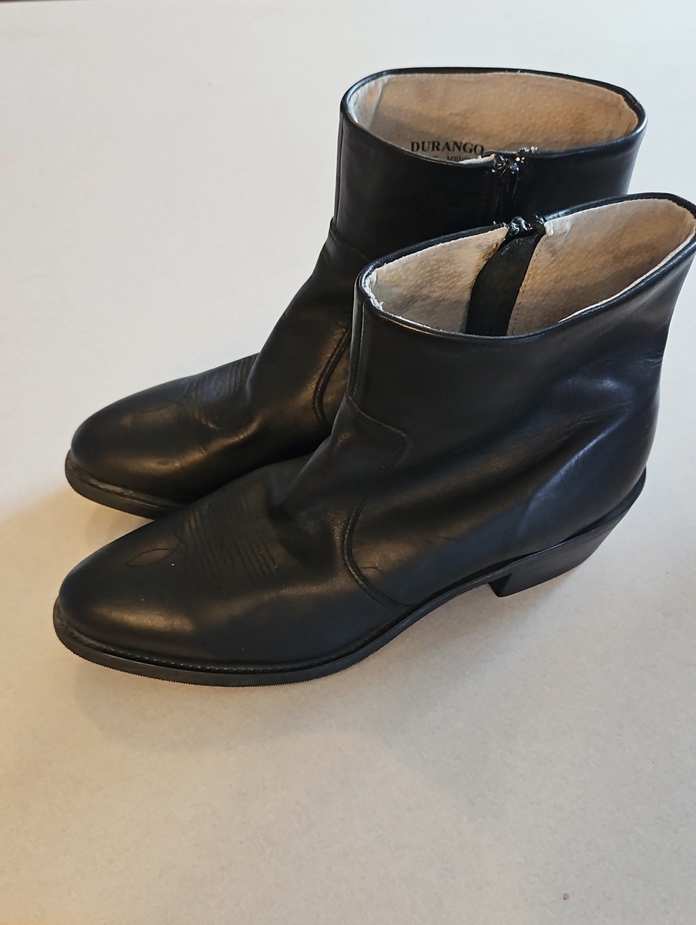 Durango Leather Western Ankle Boots